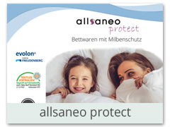 allsaneo® protect Bettwaren