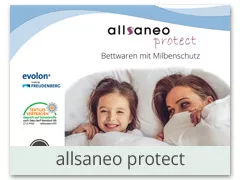 allsaneo protect Decken und Kissen inkl. Allergenschutz allsaneo protect Decken und Kissen inkl. Allergenschutz