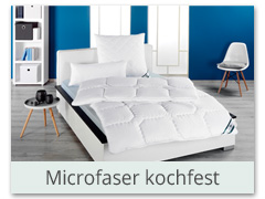 f.a.n. Microfaser Bettdecken und Kissen kochfest<br>