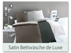 Satin Bettwäsche aus Baumwolle