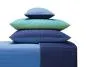 Preview: Cotonea Satin Bettwäsche Linea lapis/ dunkelblau Preview: Cotonea Satin Bettwäsche Linea lapis/ dunkelblau