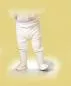 Preview: Frottee Unterhose lang mit Fuß