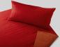 Preview: Cotonea Bettwäsche "Linea" rot/orange