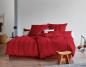 Preview: Cotonea Satin Bettwäsche Superbe rot