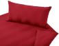 Preview: Cotonea Satin Bettwäsche Superbe rot