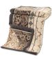 Preview: Ibena Kuscheldecke, Assuan, grau- beige 150x200 cm