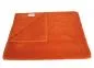 Preview: Allergiker Kuscheldecke kochfest 140x200 cm, terra- orange