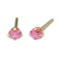 Preview: Antiallergische Kinder-Ohrstecker Rosa-Kristall vergoldet Preview: Antiallergische Kinder-Ohrstecker Rosa-Kristall vergoldet