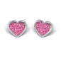 Preview: Antiallergische Kinder-Ohrstecker Glitter- Herz Pink Preview: Antiallergische Kinder-Ohrstecker Glitter- Herz Pink