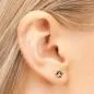 Preview: Antiallergische Ohrstecker Zirkonia Chirurgenstahl vergoldet Preview: Antiallergische Ohrstecker Zirkonia Chirurgenstahl vergoldet
