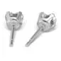 Preview: Antiallergische Ohrstecker Zirkonia- Herz Chirurgenstahl Preview: Antiallergische Ohrstecker Zirkonia- Herz Chirurgenstahl