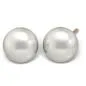 Preview: Antiallergische Perlenohrstecker vergoldet 6 mm Preview: Antiallergische Perlenohrstecker vergoldet 6 mm