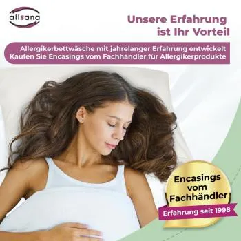 Allsana sensitive care Matratzen-Topper-Bezug 140x200x8cm