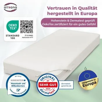 Allsana sensitive care Matratzenbezug 80x200x20 cm