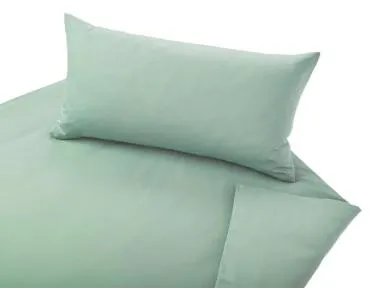 Cotonea Bio Satin Bettwäsche Classic Celadon, blaugrün