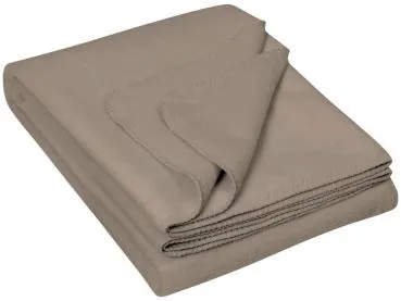 Bio Baumwoll Kuscheldecke, fungo-taupe