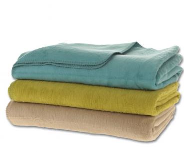 Bio Baumwoll Kuscheldecke, fungo-taupe