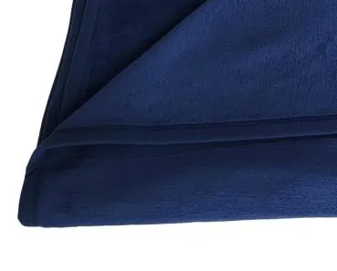 Allergiker Kuscheldecke kochfest 140x200 cm, marine