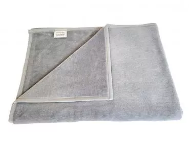 Allergiker Kuscheldecke kochfest 140x200 cm, hellgrau