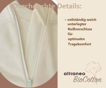 allsaneo Neurodermitisoverall aus Baumwolle