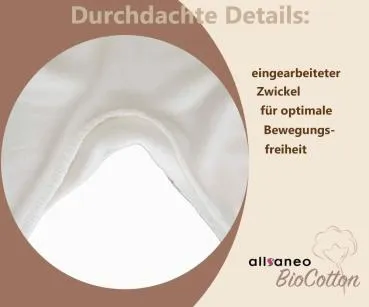 allsaneo Neurodermitisoverall aus Baumwolle