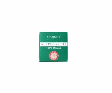 Aleppo Seife mini im Karton, 100% Olive, 25 g