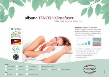 allsana TENCEL® Klimafaser Steppbett 135x200 cm