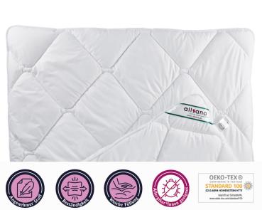 allsaneo® Microfaser Duo Steppbett 135x200 cm
