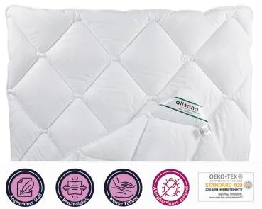 allsaneo® Microfaser Ganzjahres Steppbett 155x220 cm