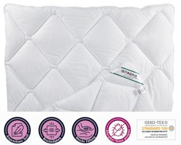 allsaneo® Microfaser Ganzjahres Steppbett 200x200 cm