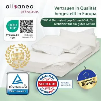 allsaneo premium Encasing Set für 140cm Matratzen
