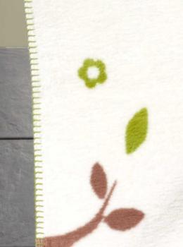 Bio Babydecke Eule, 75x100 cm