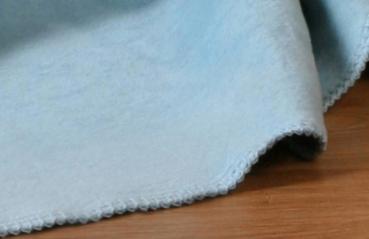 Bio Baumwoll Kuscheldecke, aquamarin