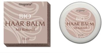Finigrana Bio Haar Balm, mit Kokosöl, parfümfrei