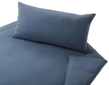 Cotonea Jersey- Bio Bettwäsche steinblau