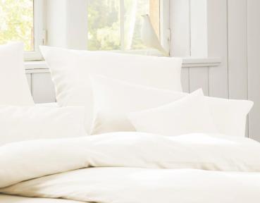 Cotonea Bio Satin Bettwäsche Classic weiß