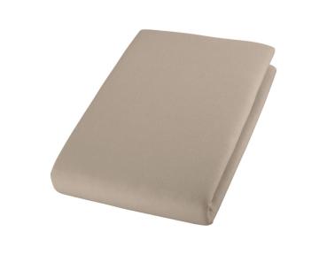 Cotonea Jersey- Spannbettlaken/ Spannbetttuch sand