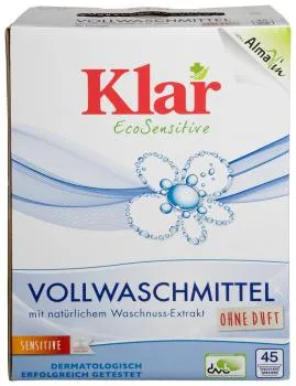 Klar Vollwaschmittel ohne Duft 2,475 kg