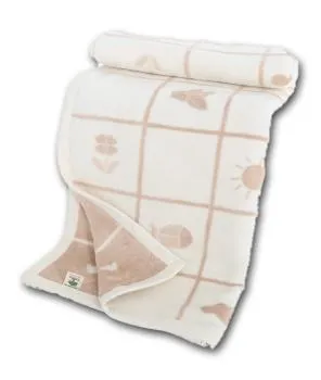Bio Baby & Kinder Kuscheldecke, zimt-natur