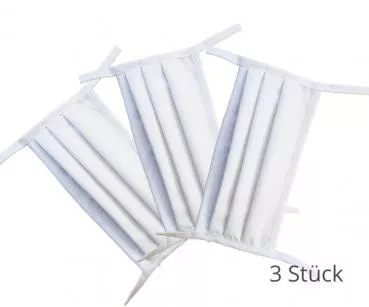 Mund-Nasen-Maske aus Evolon®, allergendicht waschbar 3 Stück