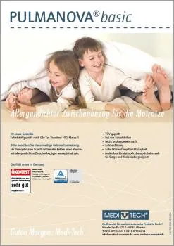 Pulmanova basic Matratzenbezug | Allergiker Encasing | milbendicht & atmungsaktiv