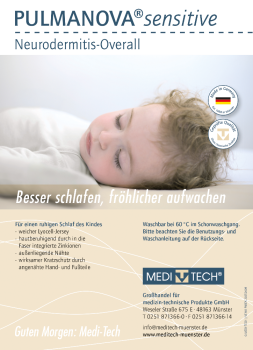 Pulmanova sensitive Neurodermitisoverall mit Zink