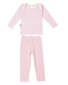 Lotties Bio Ringel Wäsche- Set 2-teilig rosa