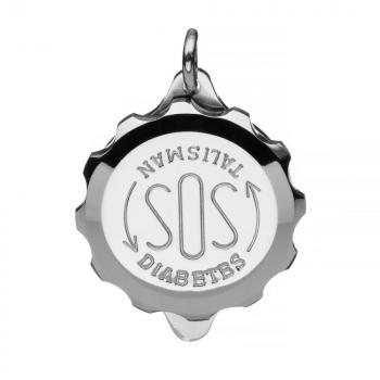 SOS Talisman Anhänger Diabetes Edelstahl
