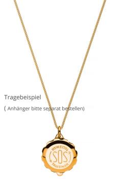 SOS Talisman Collierkette vergoldet