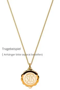 SOS Talisman Collierkette vergoldet