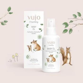 Vujo Frischling Baby Öl sensitiv, parfümfrei
