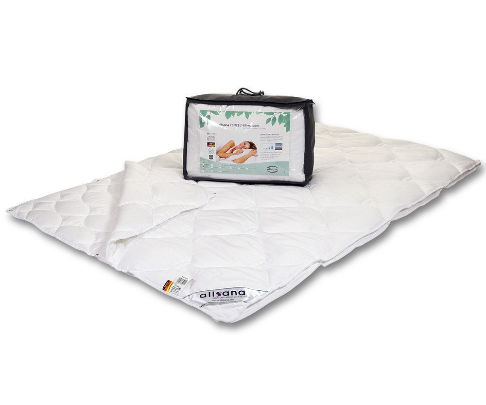 Allsana Tencel Klimafaser Vierjahreszeiten Bettdecke Allsana Produkte Fur Allergiker