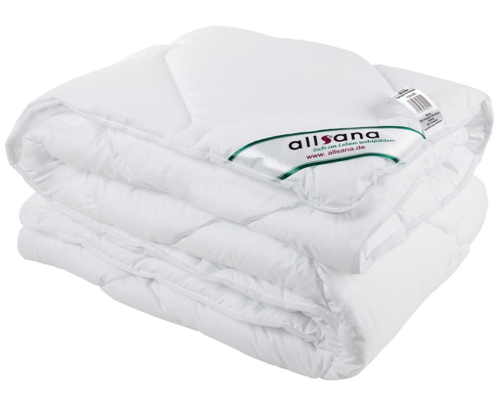 allsaneo Microfaser Ganzjahres- Steppbett- die ideale Bettdecke für  Allergiker