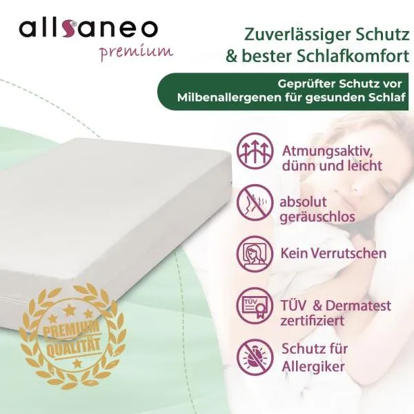 allsaneo premium Encasing Matratzenbezug 140x200x20 cm